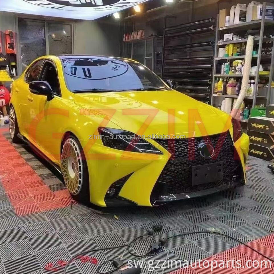 PP Plastiki Mbele na Nyuma ya Bumper Side Skirt Fender Kitengo cha Kuboresha Sehemu za Lex*S ni 2006-2012 Uboreshaji hadi GSF